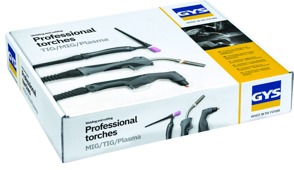 Brennerpaket GYS 4 m, mit Gasventil, SR 17V, luftgekühlt