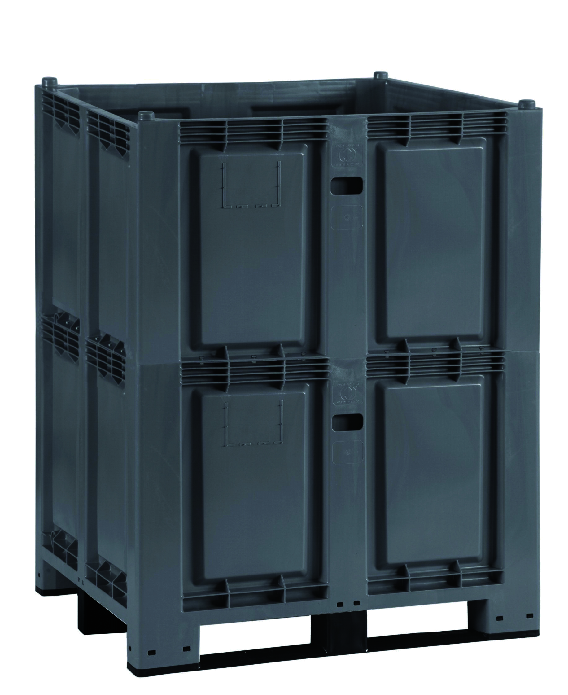 Grossvolumenbehälter 1300 Plus - 3 Kufen - industriequalität