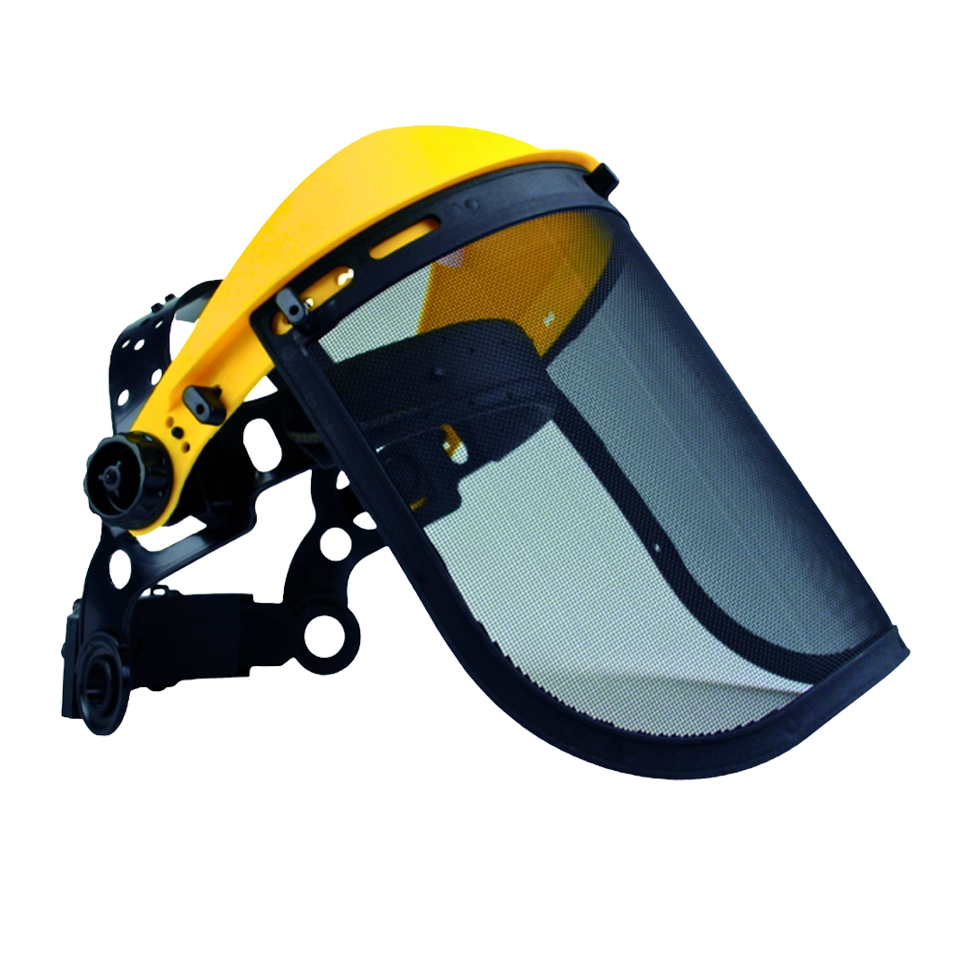 Schutzhelm und Gesichtsschutz