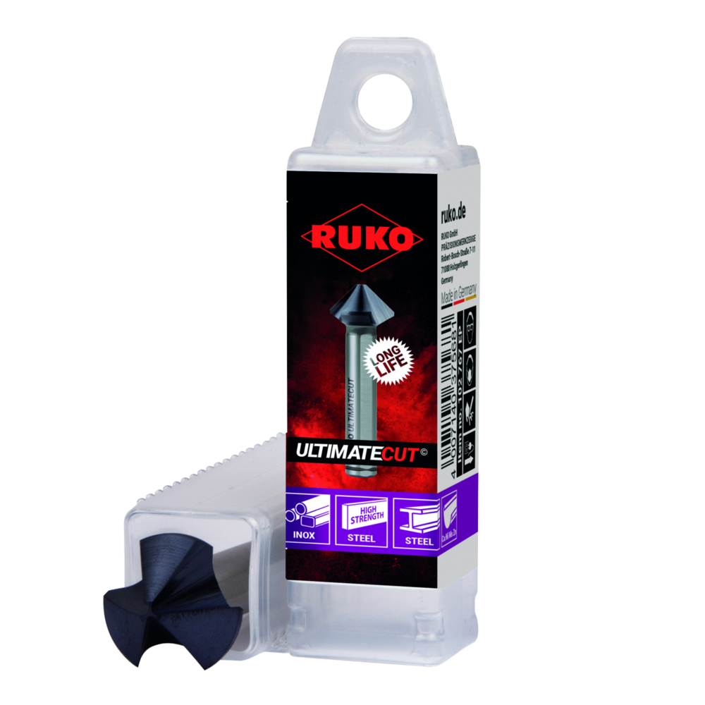 ULTIMATECUT Kegelsenker Ruko HSS-Co 5 RUnaTEC DIN 335 Form C 90° Ø 31,0 mm