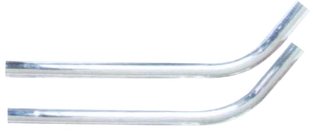 Saugrohr Blueline 40, gebogen - Set à 2 Stk.