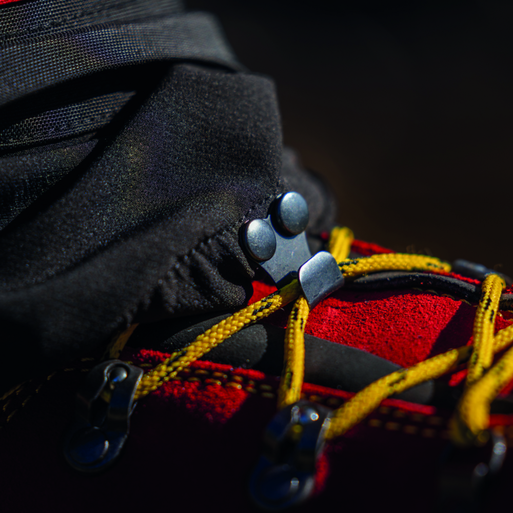 Leder-Schnittschutzstiefel Oregon Avertic rot/gelb Gr. 43