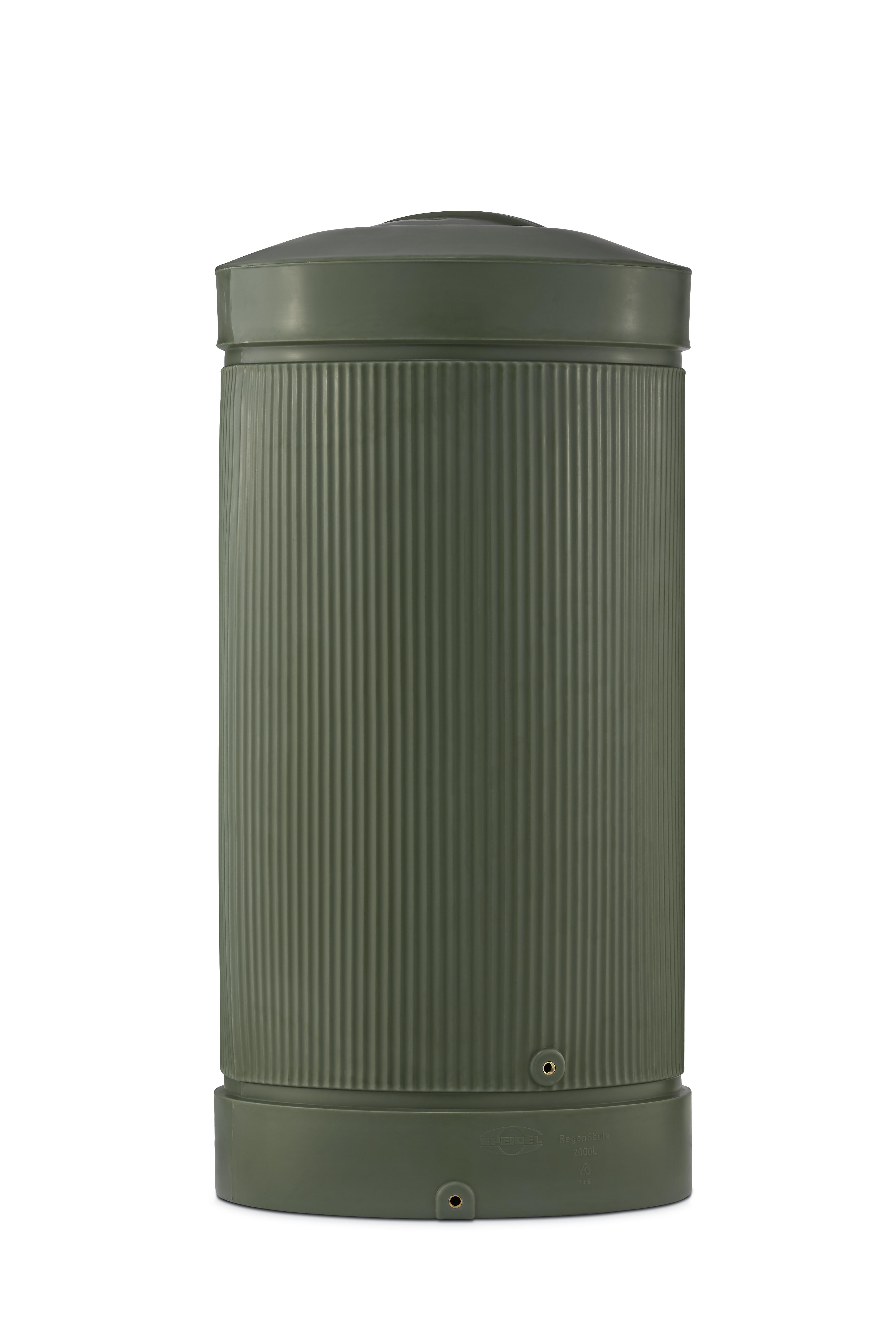 Regensäule 2000 Liter grün Regensäule 2000 Liter grün