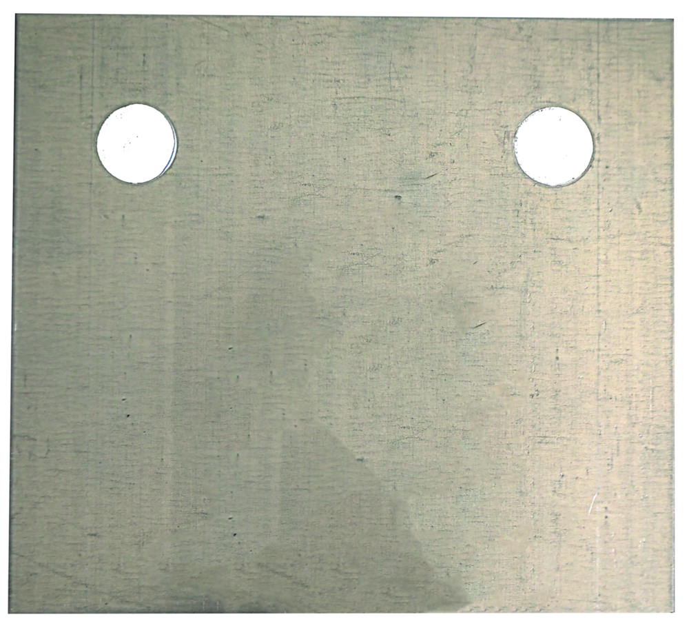 Schiftplatte Metall zu Rahmenfuss Master M70 115x130x1 mm