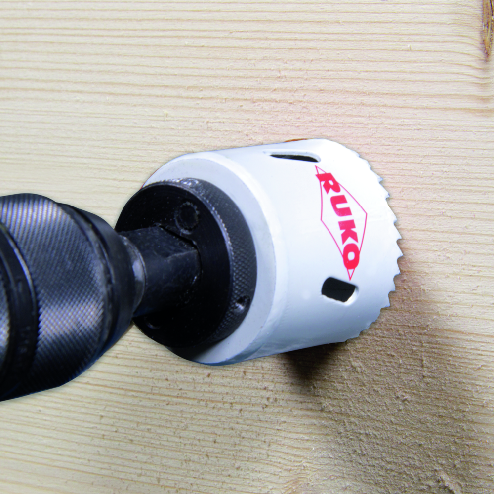 Bimetall-Lochsäge Ruko HSSE-Co 8 mit Feinverzahnung Ø 52,0 mm
