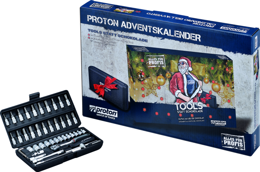 Adventskalender Proton P-46C  1/4", 46-teilig