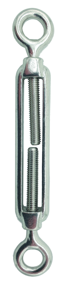 Spannschraube 2 Ösen Inox 12 mm