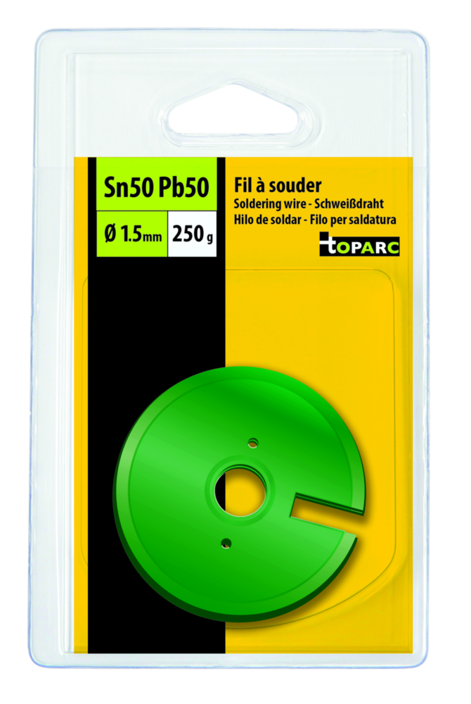 Lötdrahtspule GYS, 50% Zinn, Ø 1,5 mm, 250 g