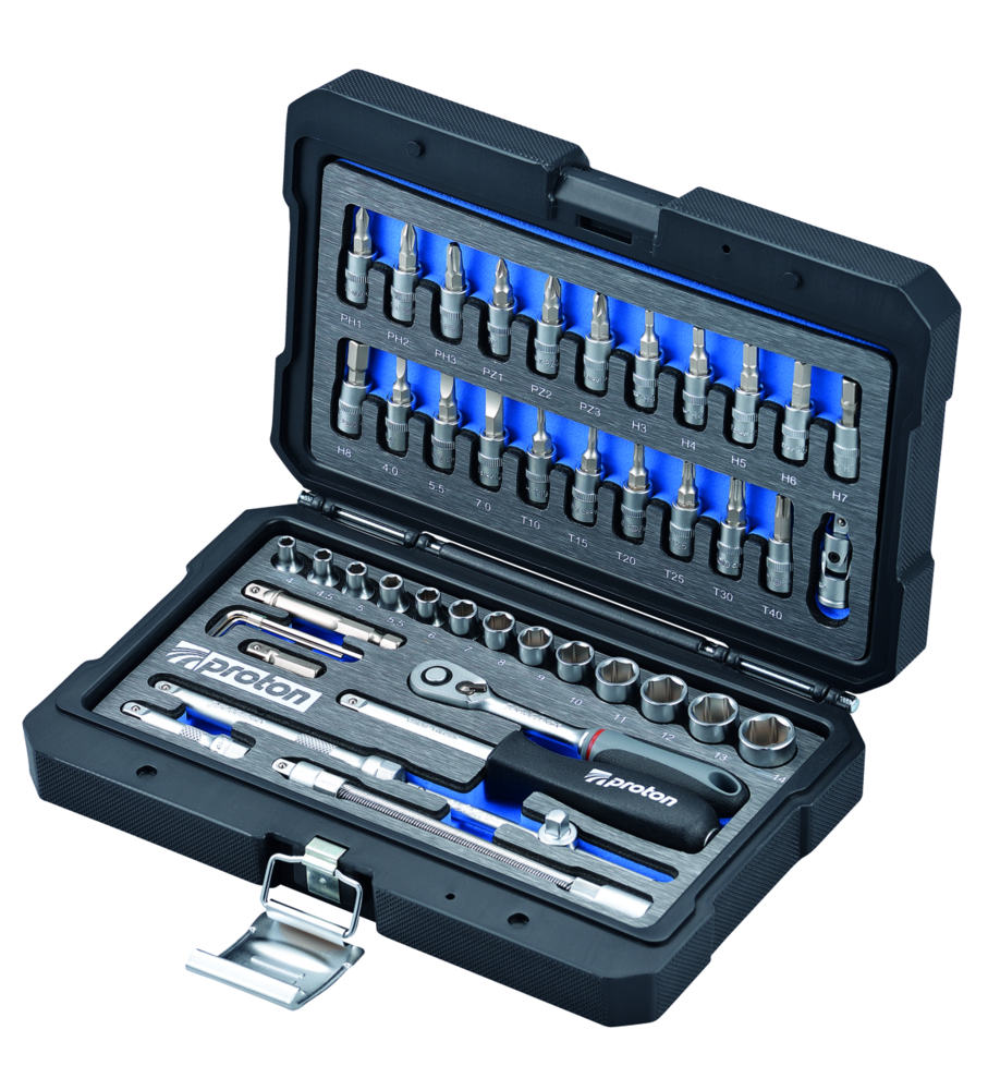 Steckschlüsselsatz Proton F-47M 1/4", 47-teilig