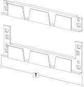 Fachbodenträger Zinc, verstärkt, 1000 mm