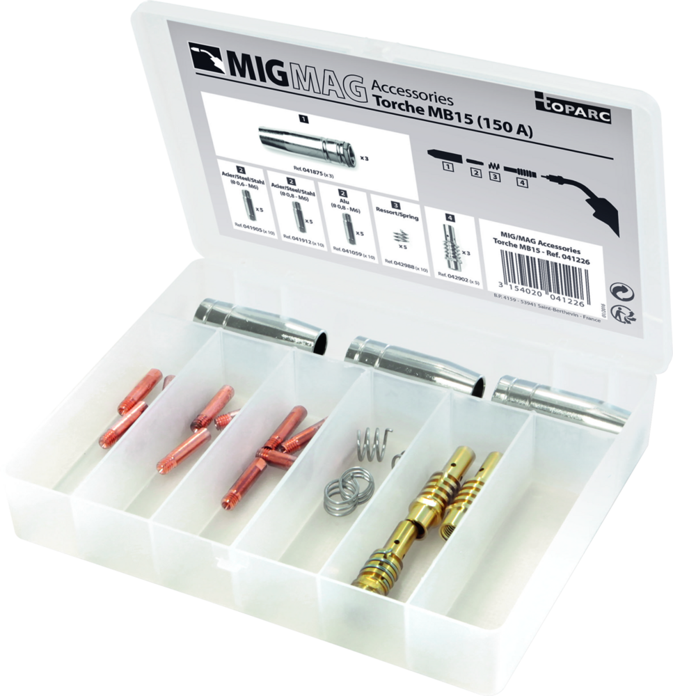 Zubehör Set GYS zu MIG Brenner 150A