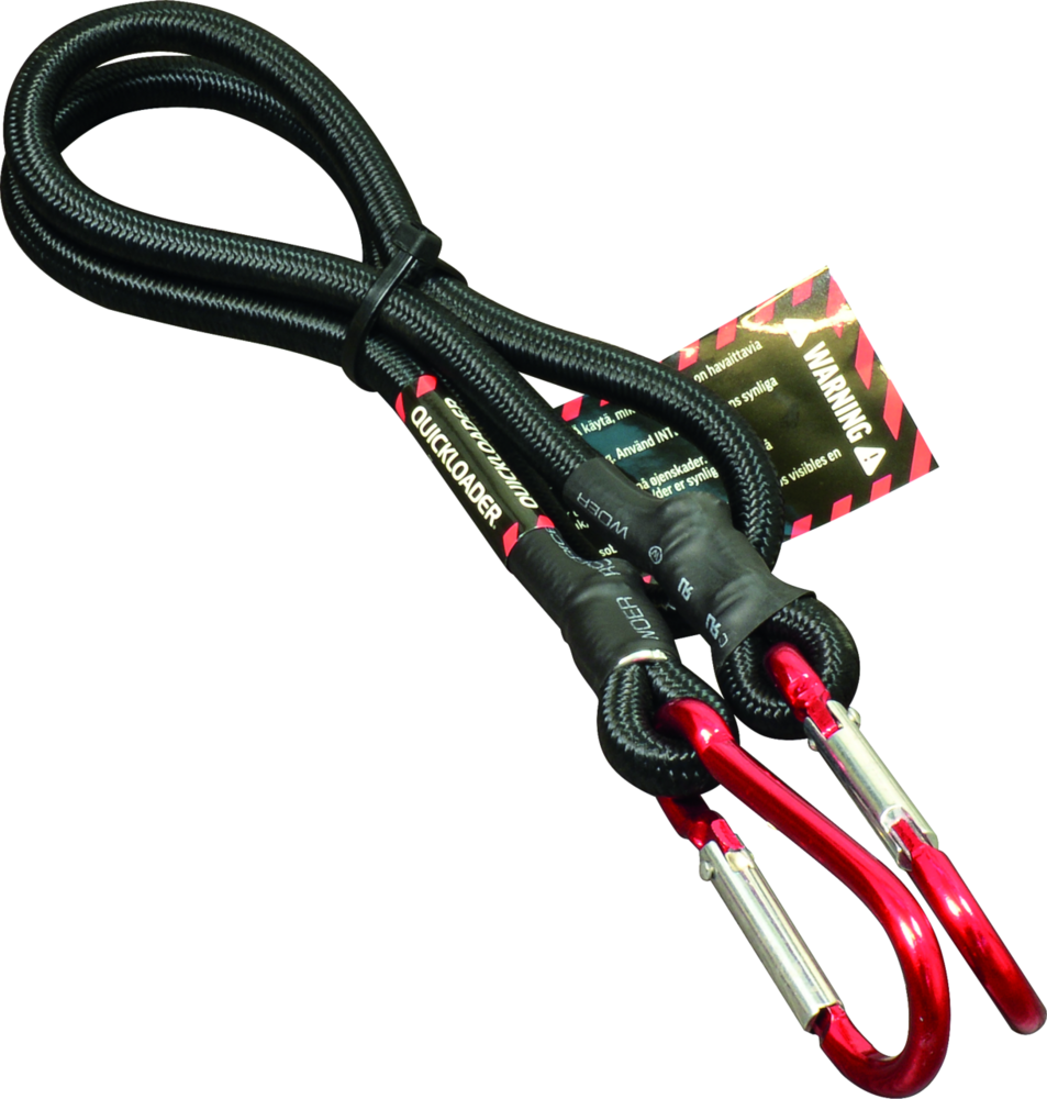 Gepäckriemen QL Carabiner Bungee QBC80ULD, mit Karabinern