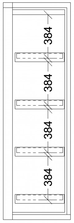 B80-2578-B-SiS-Typ-90_600-VS4_Tuer_RAL7035_Zeichnung Einteilung bei 4 AZW