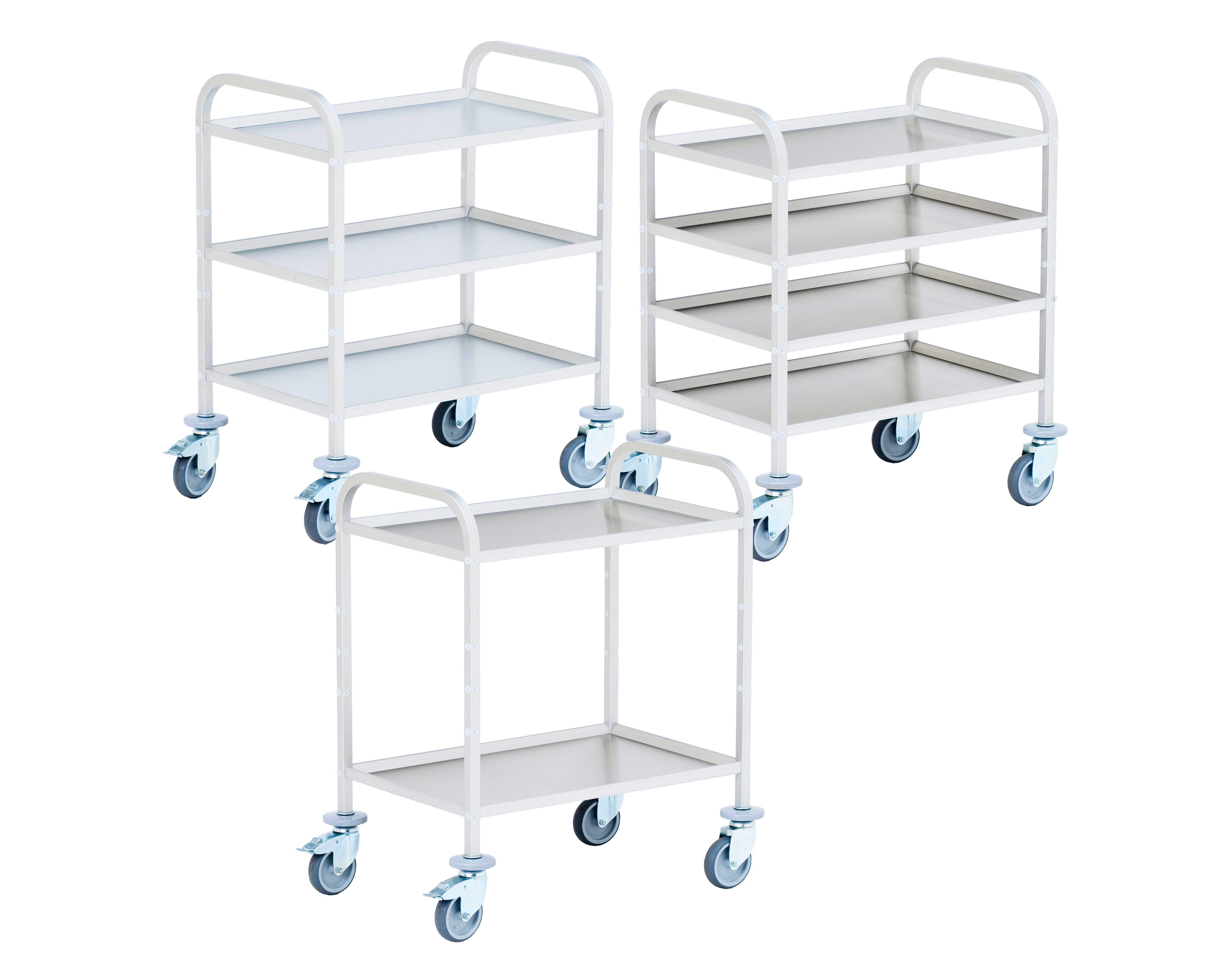 Servierwagen aus Aluminium