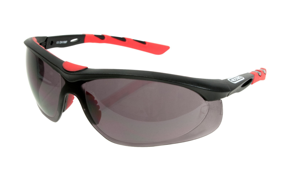 Schutzbrille dunkel getönt, UV-Schutz