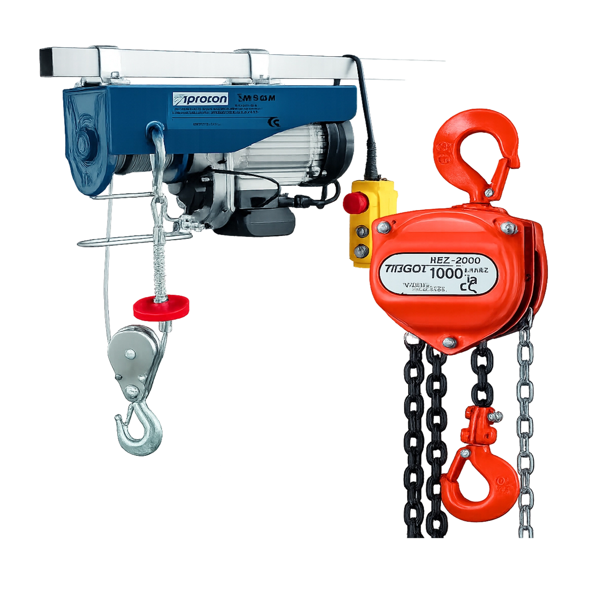 Seilwinden und Hebezüge