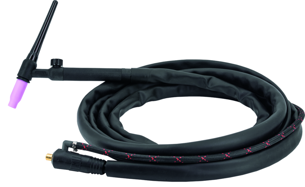 Brennerpaket GYS 4 m, mit Gasventil, SR 17V, luftgekühlt