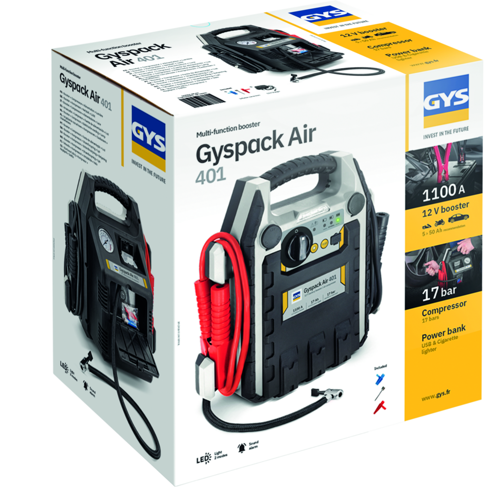 Startgerät Booster GYS 12V Gyspack Air 401