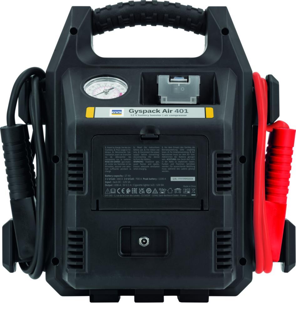Startgerät Booster GYS 12V Gyspack Air 401