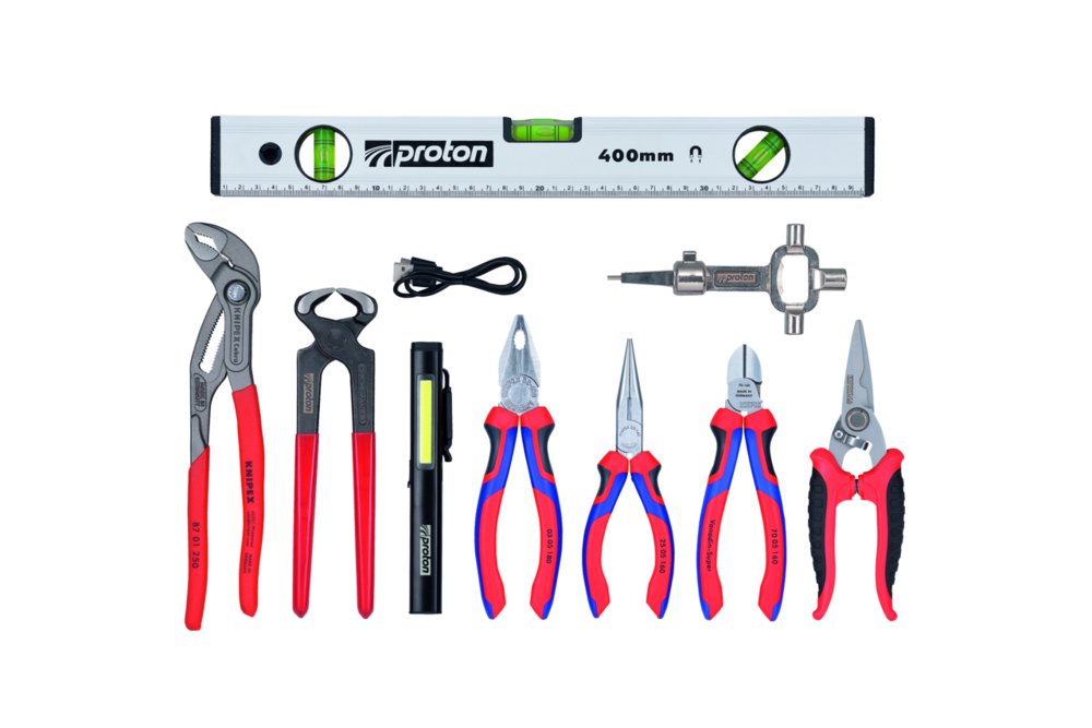 Werkzeugkoffer Proton TB-196ABS Profi