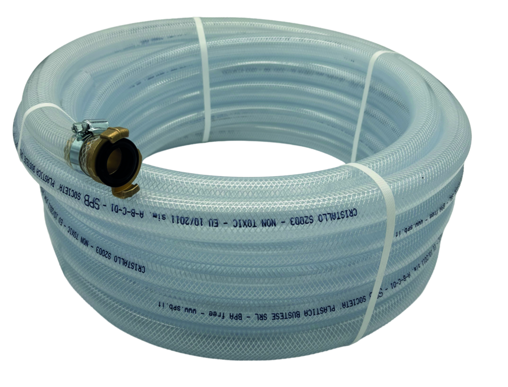 Tauchpumpenschlauch transparent Hydrostar 12.5 Meter ID= 32 mm