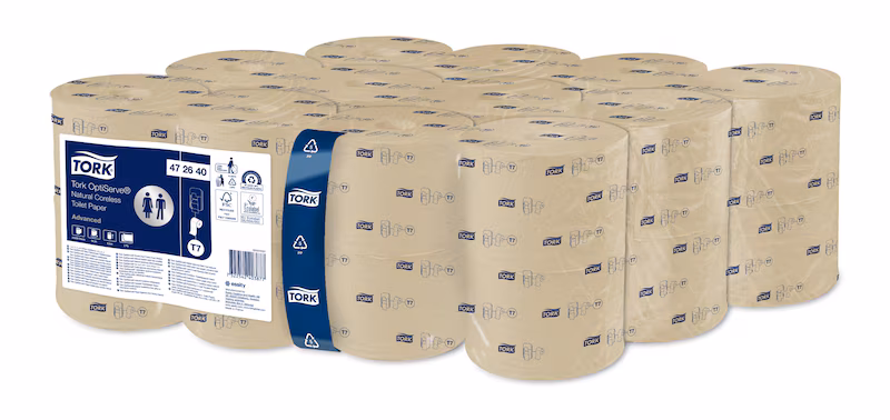472640 Tork OptiServe® hülsenlosen Toilettenpapier aus recyceltem Material