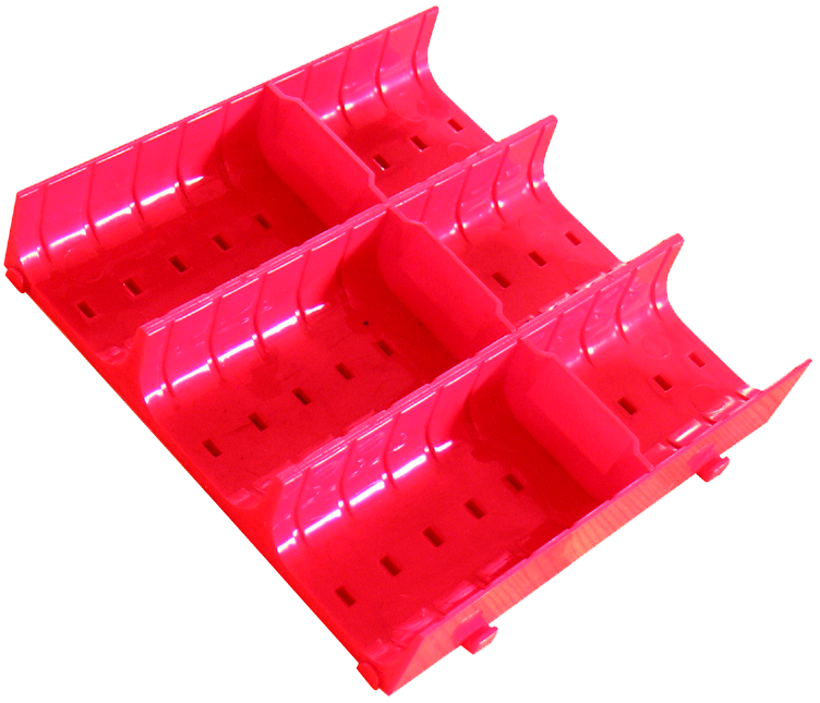 Einteilungsmaterial Widmer, Kunststoff, 3-teilig