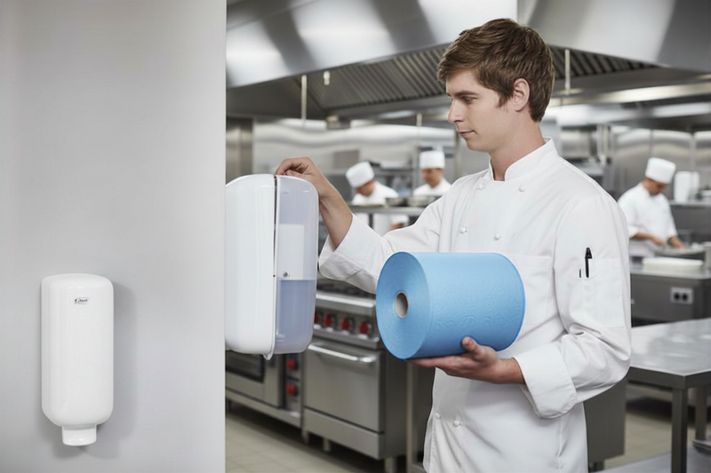 290068 Tork Matic® Papierhandtuchrolle blau  H1