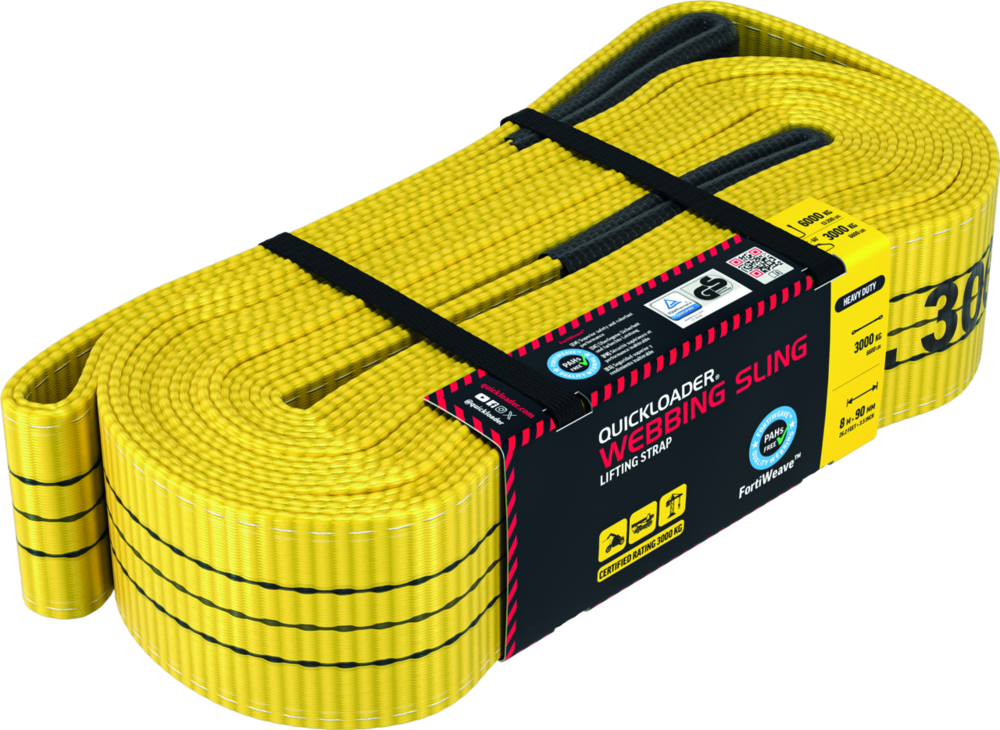 Hebegurt Quickloader QLWS3000HD 8 m x 90 mm