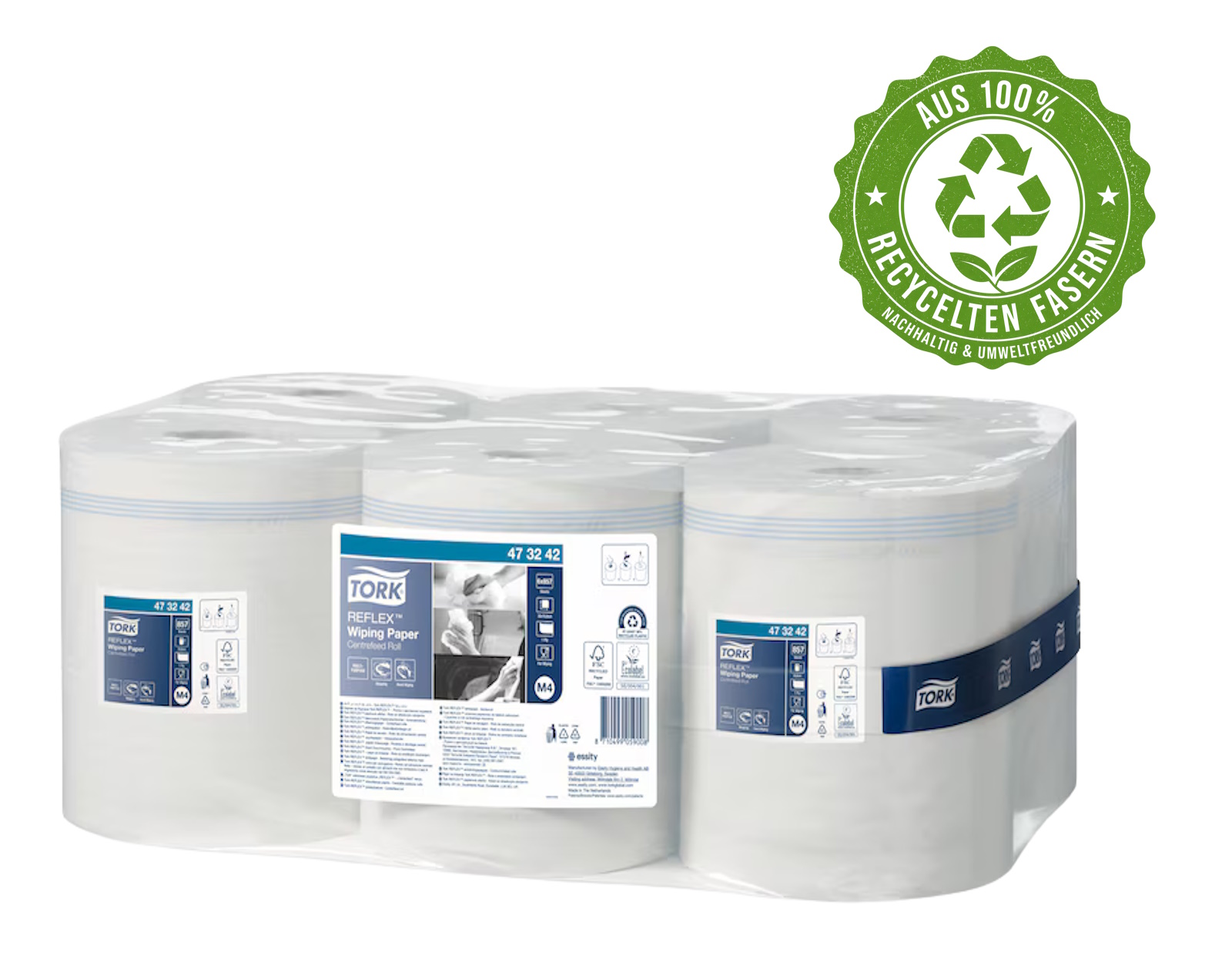 473242 Tork Reflex™ Mehrzweck-Papierwischtücher M4