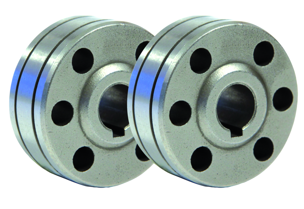 Drahtführungsrollen GYS 2 Stk., Typ B, Ø 0.8 / 1.0 mm, Alu