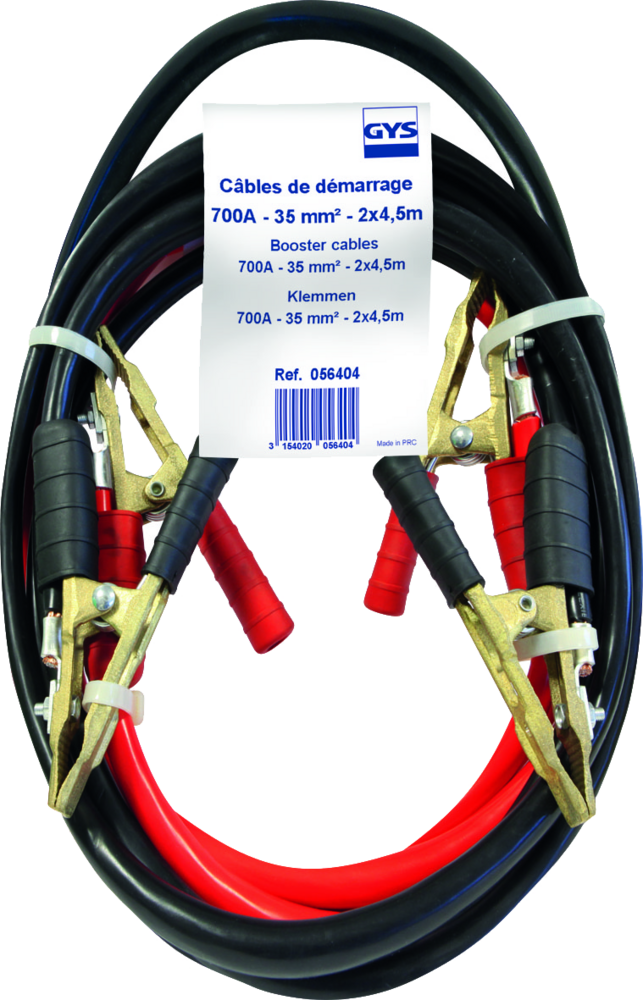 Starthilfekabel GYS Ø 50 mm², 1000 A, 2 x 4.5 m