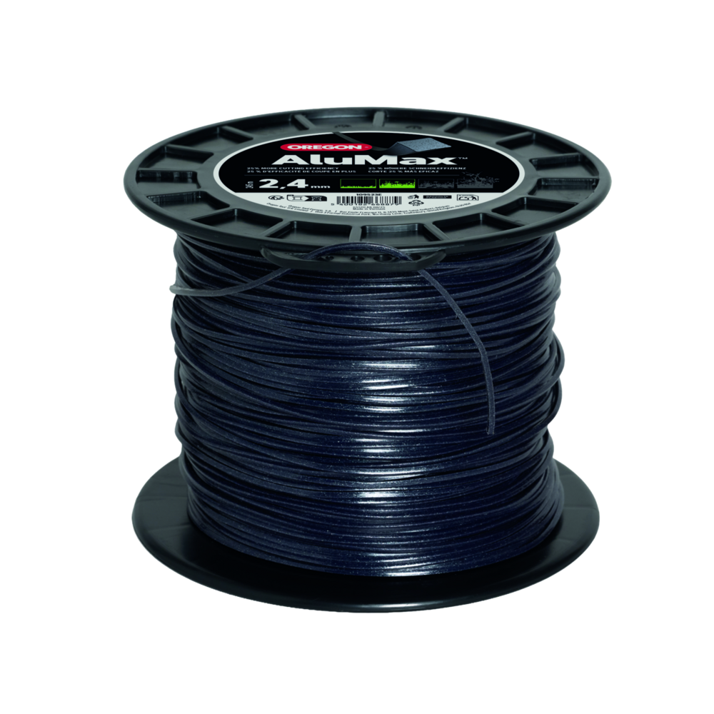Faden Oregon AluMax quadratisch 2.4 mm x 245 m