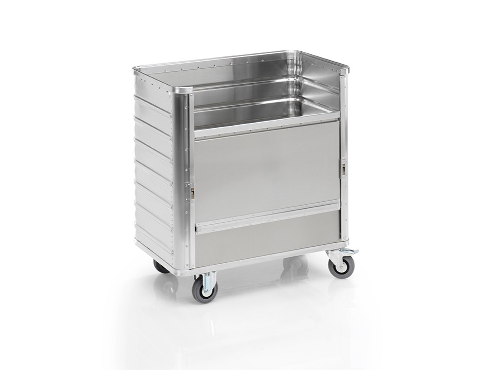 Transportwagen aus Aluminium für leichtes Be- und Entladen