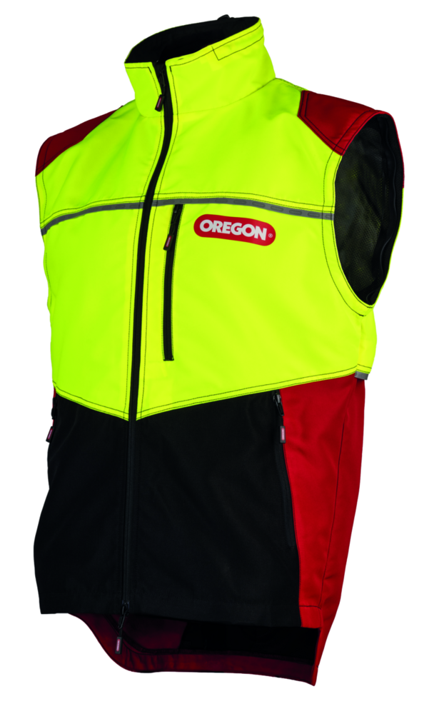 Forstjacke Oregon ForestXFiber rot/gelb Gr. M