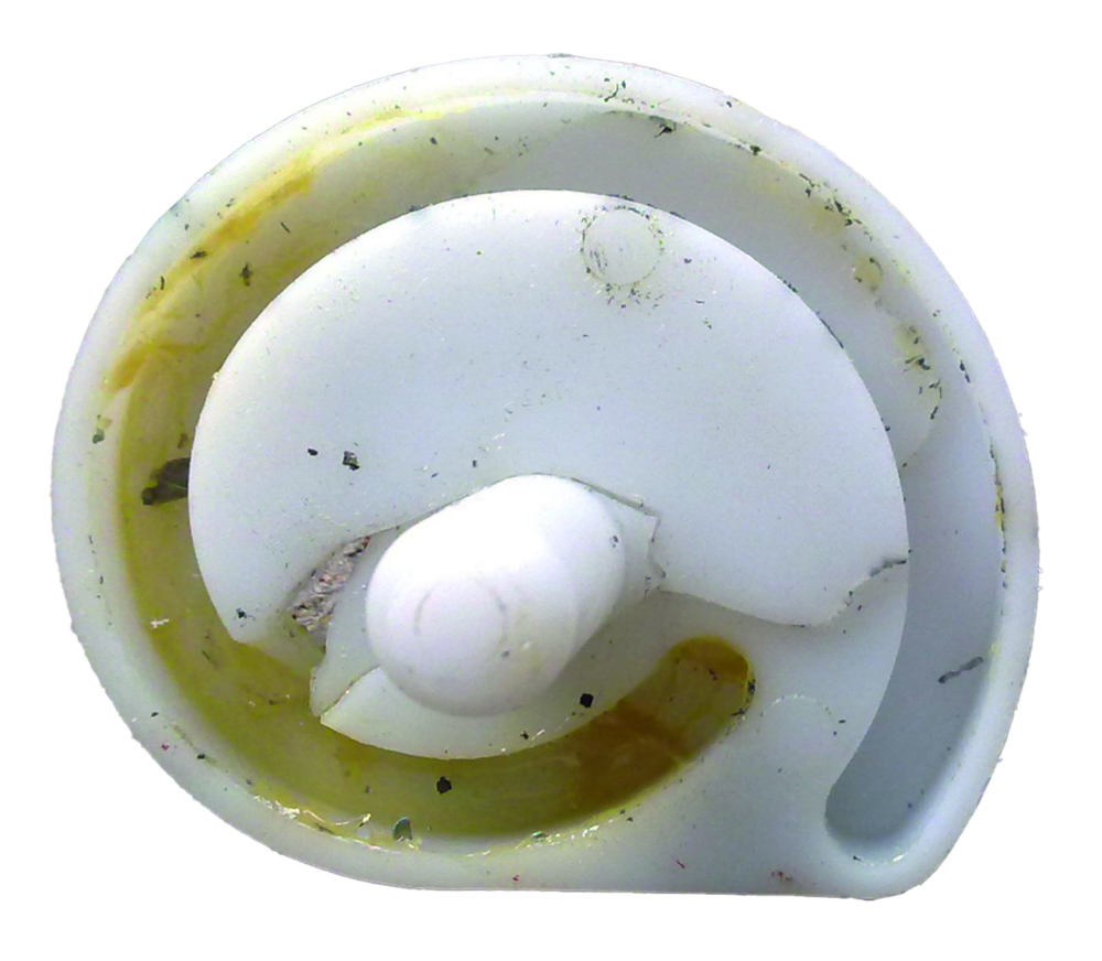 Verschlussrad zu Schubladenschrank