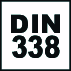 Spiralbohrer Ruko HSS TiN DIN 338 Typ N Ø 7,7 mm