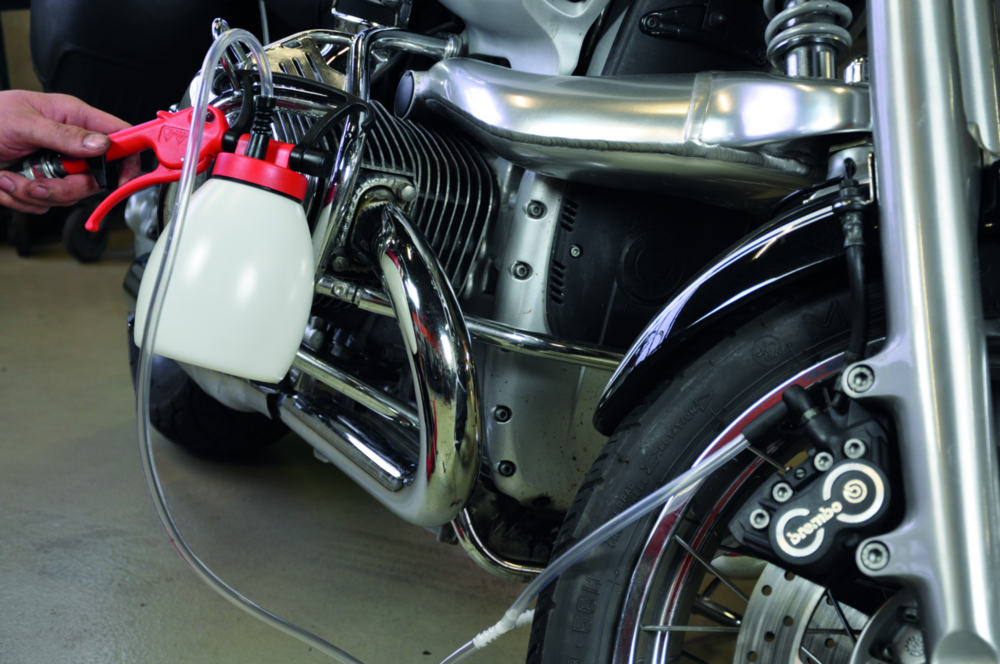 Bremsenentlüfter Rockair mit 1.2L Behälter für Motorräder