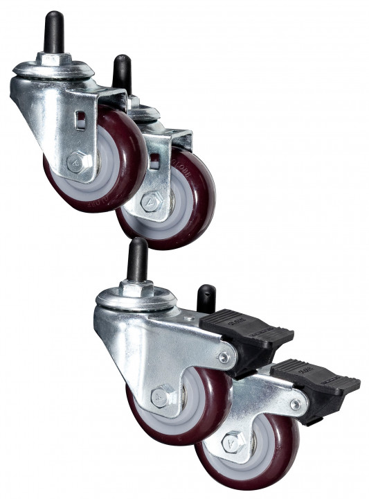 image_951125_0 Rollenset f. Arbeitstisch mit Fussbremse