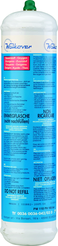 Sauerstoffflasche GYS, 950 ml