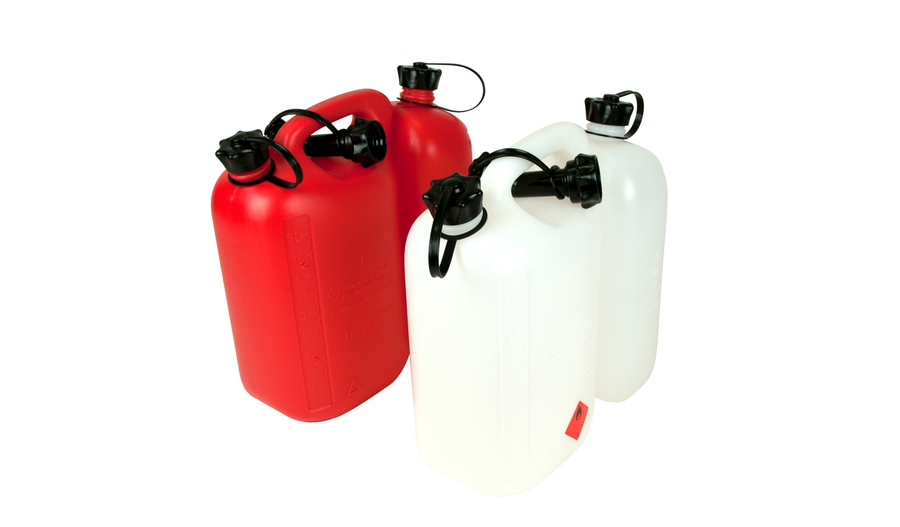 Doppelkanister ECO, rot, 5/3 L