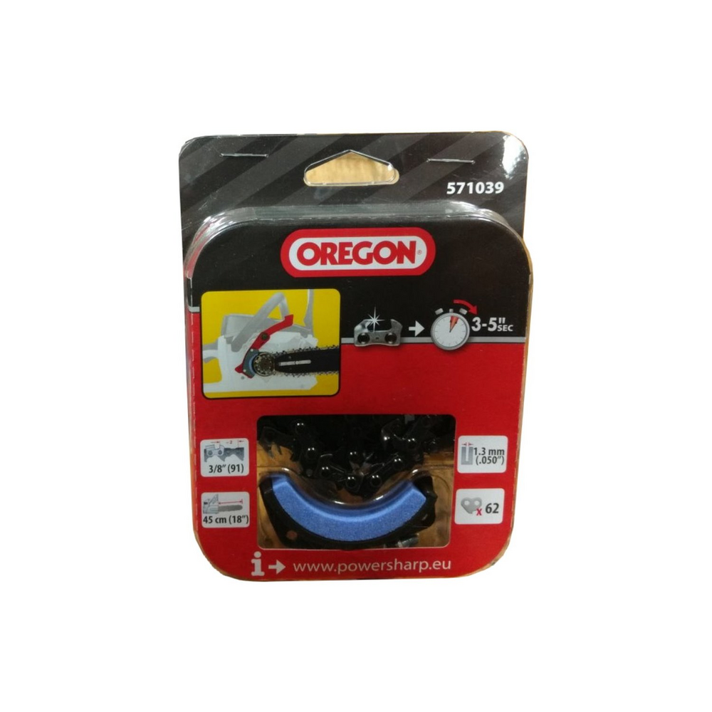 Ersatzkette + Schleifstein zu Elektro Kettensäge CS1500