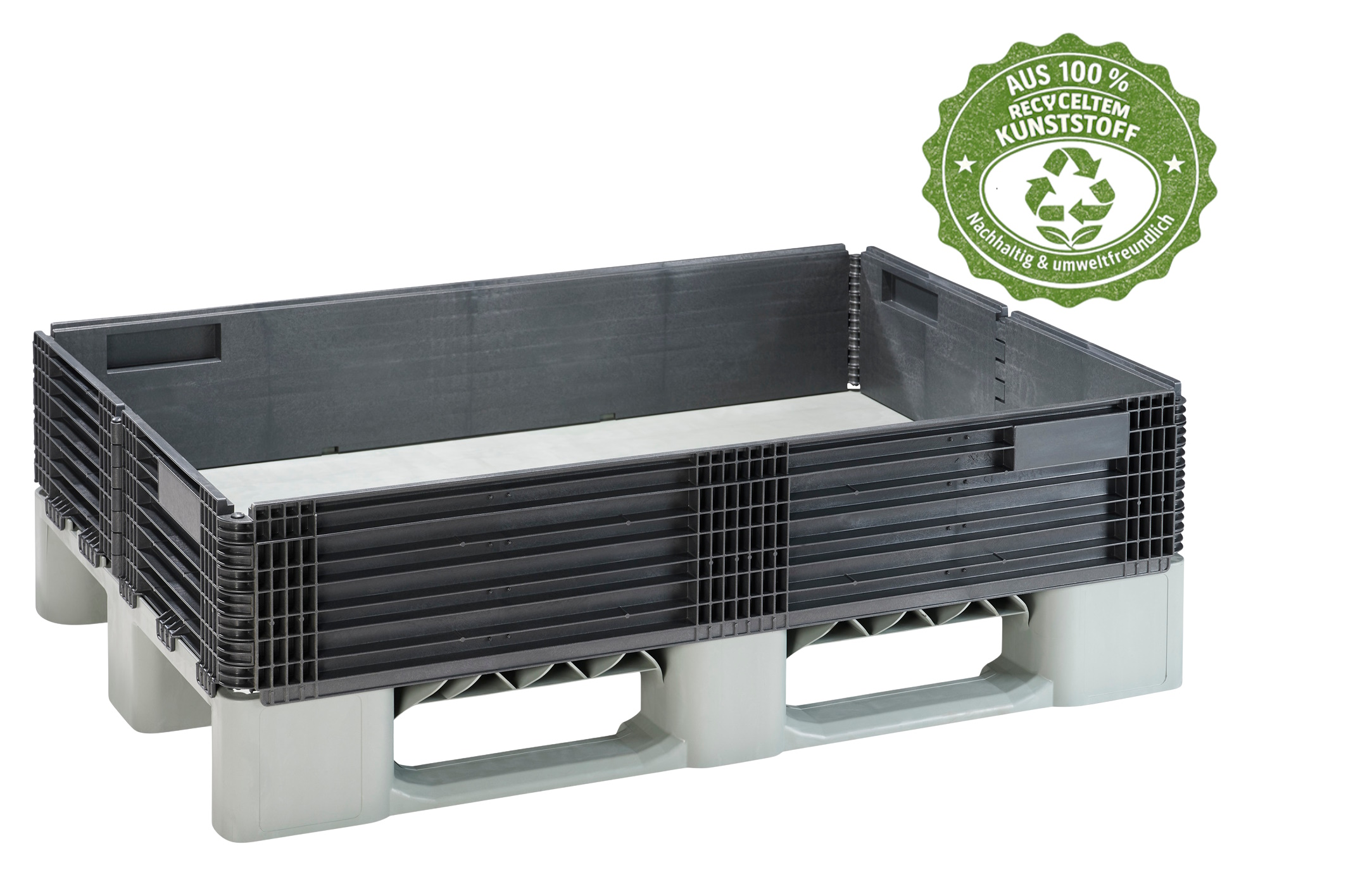 Palleten-Aufsatzrahmen aus 100% recyceltem Material
