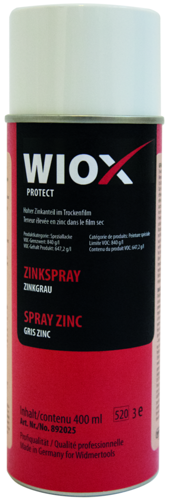Zinkspray - zinkgrau WIOX