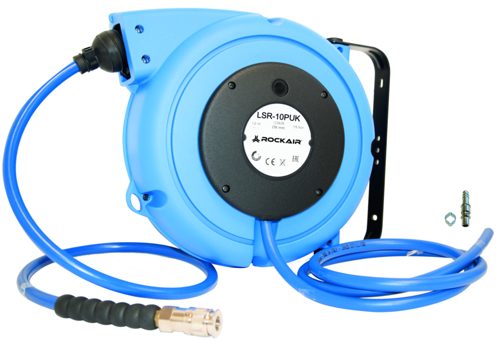 Druckluft-Schlauchaufroller Rockair LSR-10PUK, Kunststoff