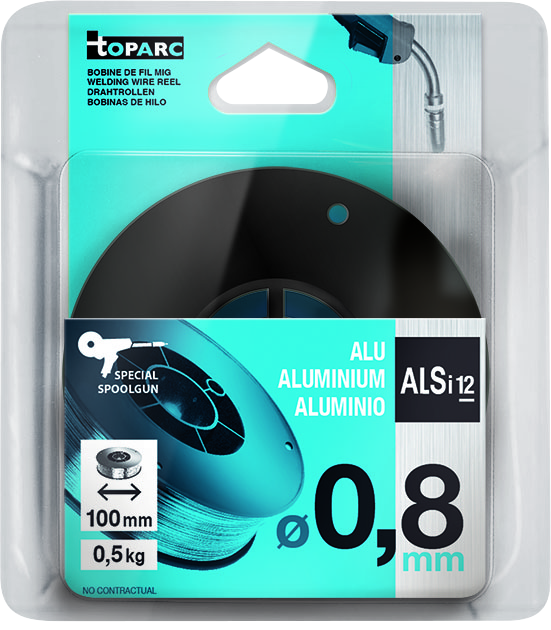 Schweissdraht GYS, 0.5 kg, 0.8 mm, Alu AlSi12