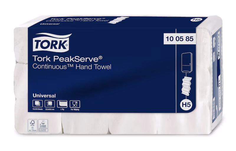 100585 Tork PeakServe® Endlos™-Papierhandtücher Universal H5