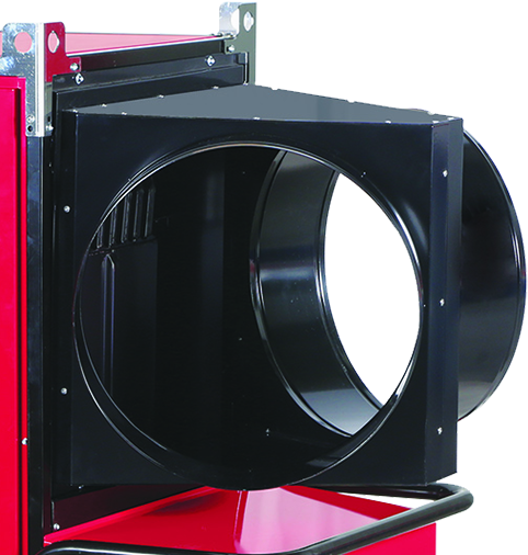 Luftleitblech Arcotherm mit 2 Anschlüssen, D= 600 mm