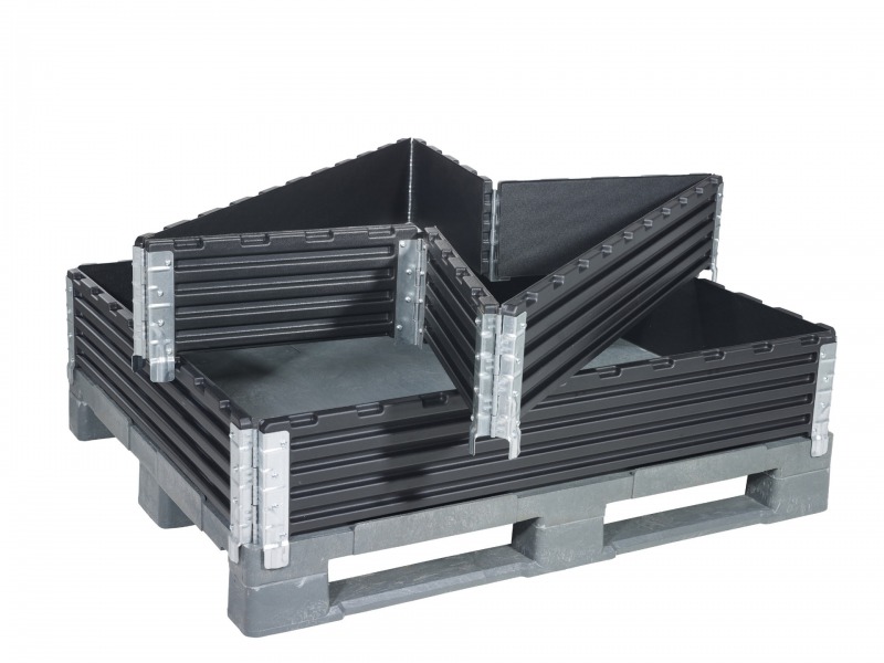 Paletten-Aufsatzrahmen 800 x 1200 mm, H 200 mm