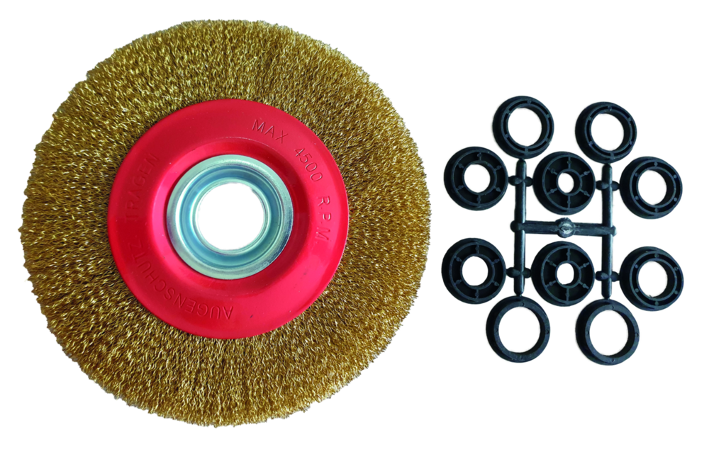 Zirkular-Drahtbürste Marpol Messing 200 x 20 x 32 mm